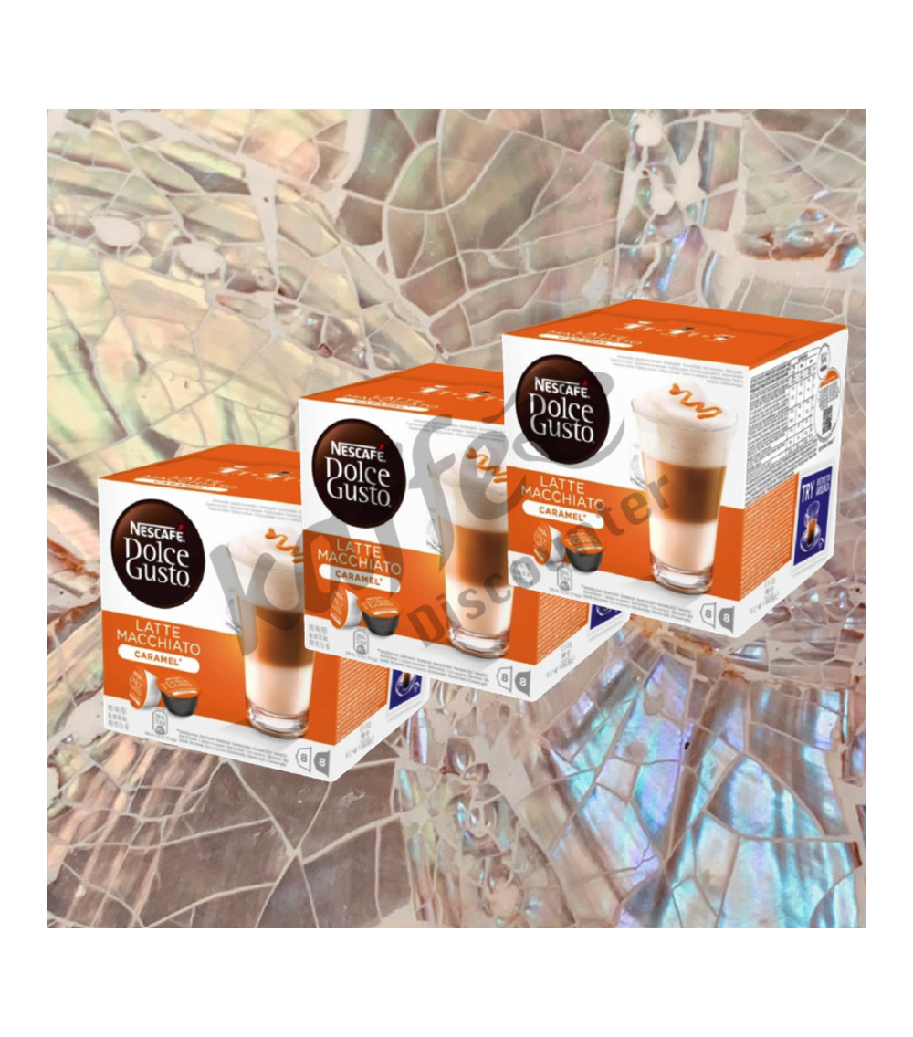 Buy Nescafe Dolce Gusto Latte Macchiato Caramel Coffee 16 Capsules