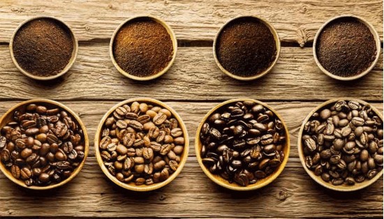 Arabica and Robusta beans